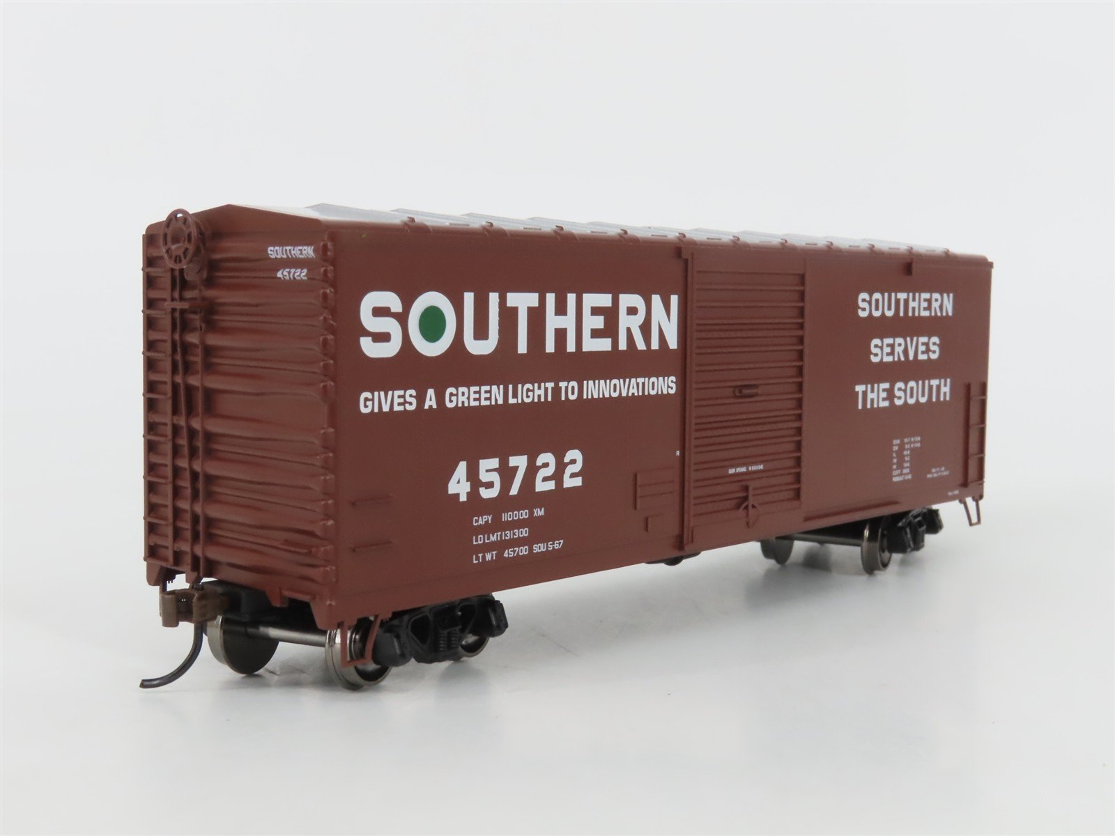 HO Scale Athearn ATH67970 SOU Southern 40' Single Door Box Car #45722