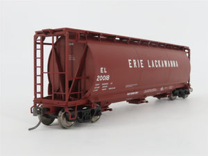 HO Scale Atlas 1934-03 EL Erie Lackawanna 3-Bay Cylindrical Hopper #20018