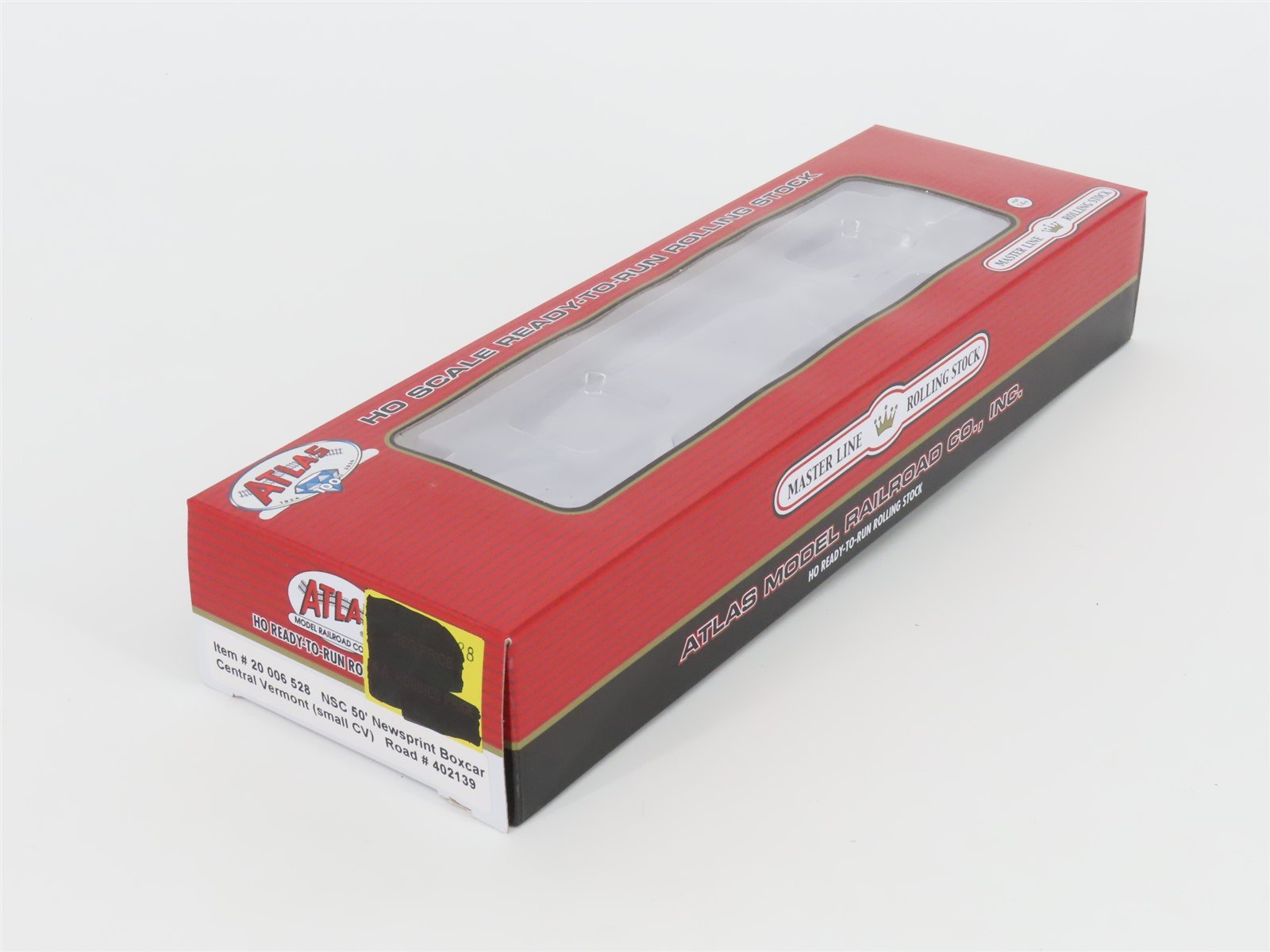 HO Scale Atlas 20006528 CVC Central Vermont 50' Newsprint Box Car #402139