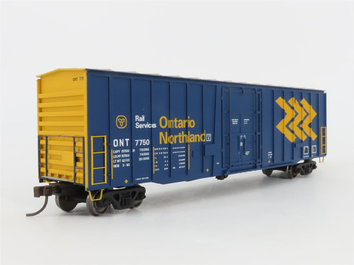 HO Scale Atlas 20006088 ONT Ontario Northland Plug Door Box Car #7750