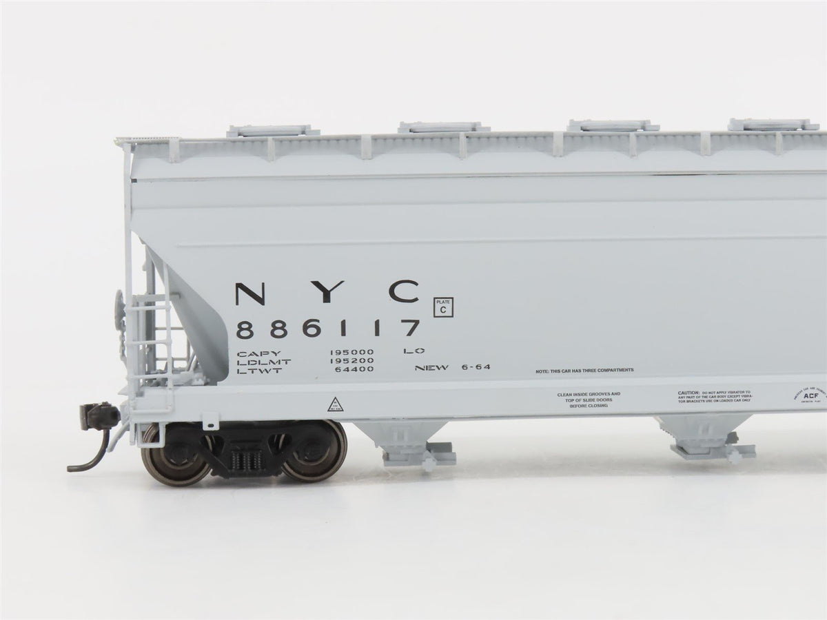 HO Scale InterMountain 47019-11 NYC New York Central 3-Bay Hopper #886117