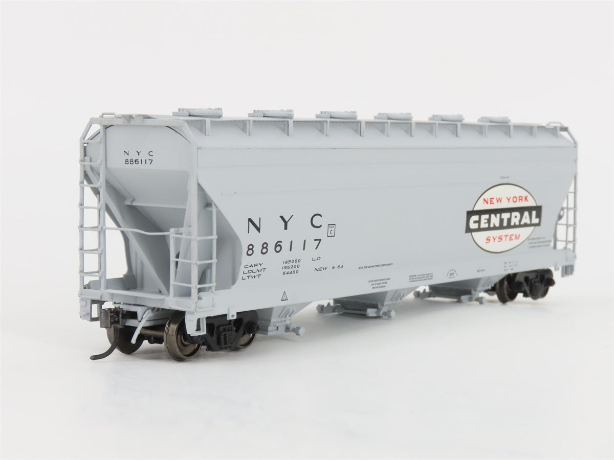 HO Scale InterMountain 47019-11 NYC New York Central 3-Bay Hopper #886117