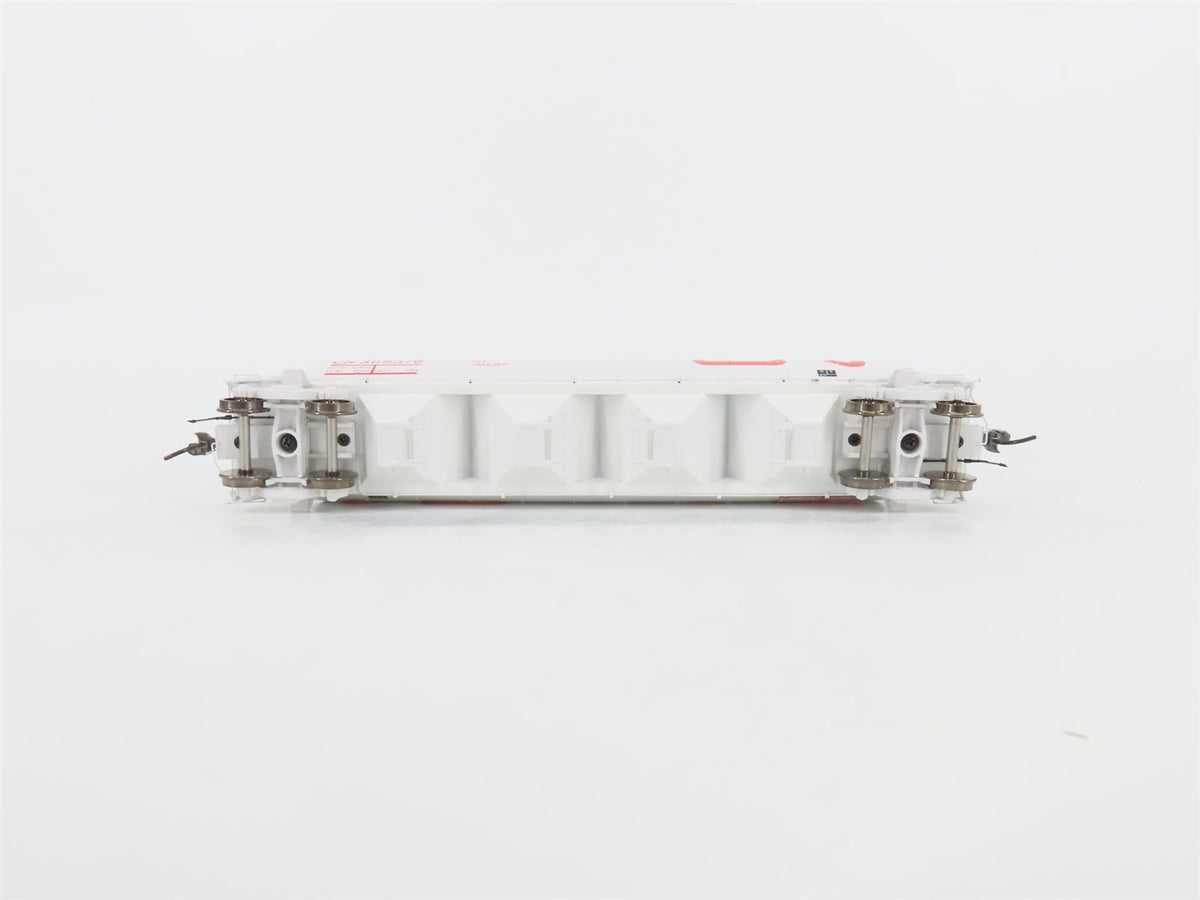 HO Scale Rapido 127024A CN Canadian National 4-Bay Covered Hopper #369376