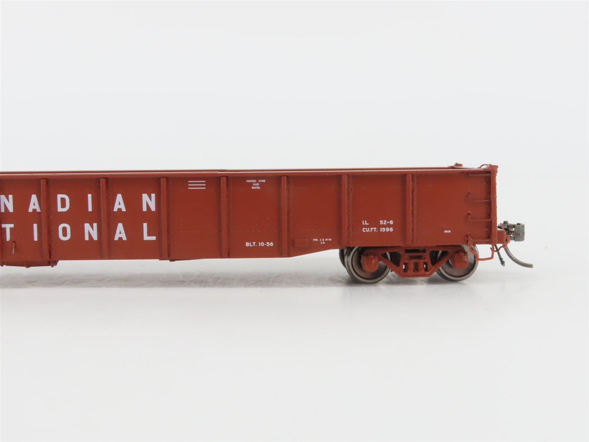 HO Scale Rapido 50049A CN Canadian National 52&#39; 6&quot; Mill Gondola #149966