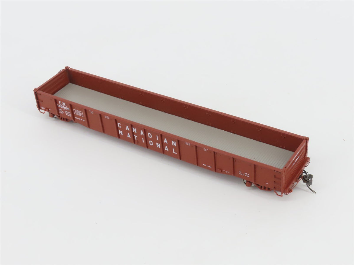 HO Scale Rapido 50049A CN Canadian National 52&#39; 6&quot; Mill Gondola #149966