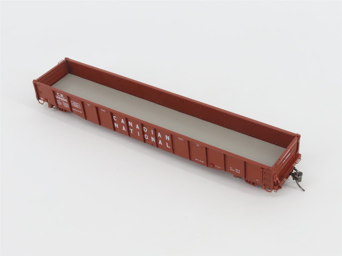HO Scale Rapido 50049A CN Canadian National 52&#39; 6&quot; Mill Gondola #149966