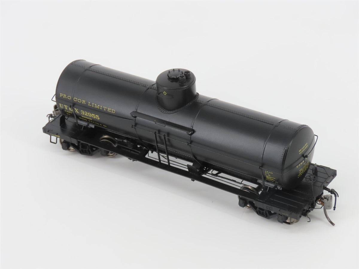 HO Scale Rapido 159008A UTLX Procor Limited Single Dome Tank Car #32955