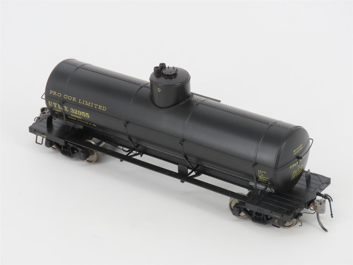 HO Scale Rapido 159008A UTLX Procor Limited Single Dome Tank Car #32955
