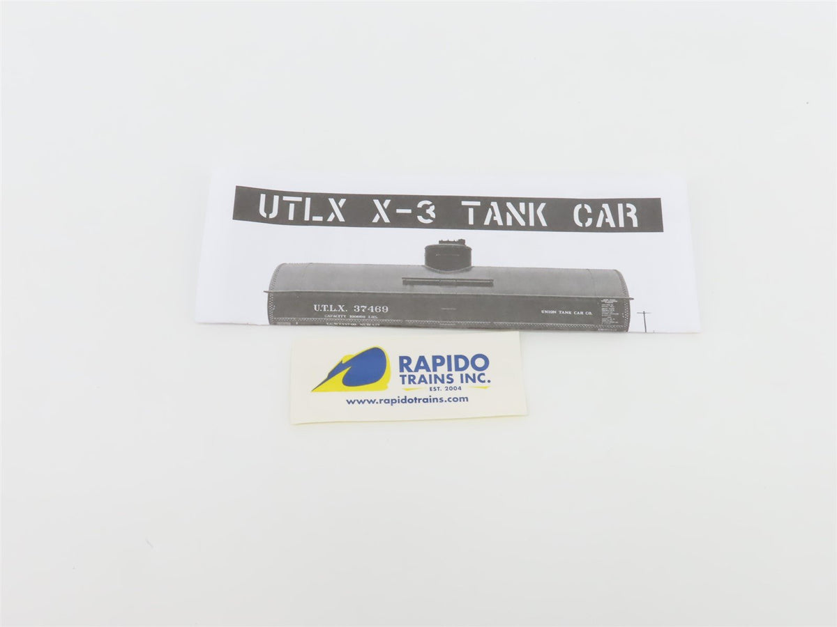 HO Scale Rapido 159008A UTLX Procor Limited Single Dome Tank Car #32955