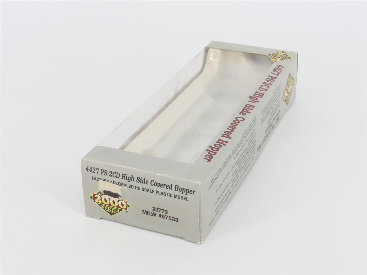 HO Scale PROTO 2000 23779 MILW Milwaukee Road 3-Bay Covered Hopper #97533