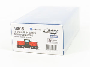HO Scale Rapido 48515 NH New Haven GE 44-Tonner Diesel Loco #0802 w/DCC & Sound