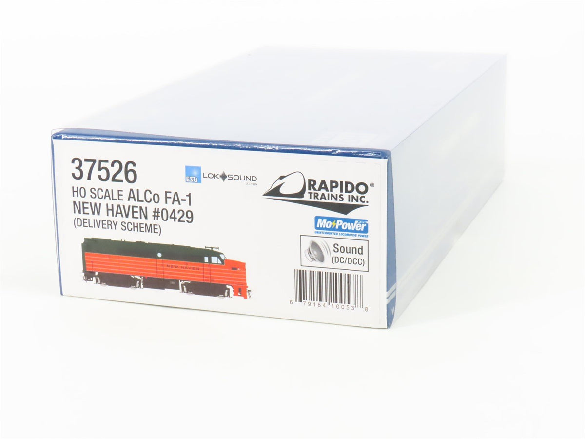 HO Rapido 37526 NH New Haven Delivery Scheme FA-1 Diesel #0429 w/ DCC &amp; Sound