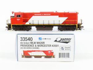 HO Scale Rapido 33540 P&W Providence & Worcester M420R Diesel 2001 w/DCC & Sound