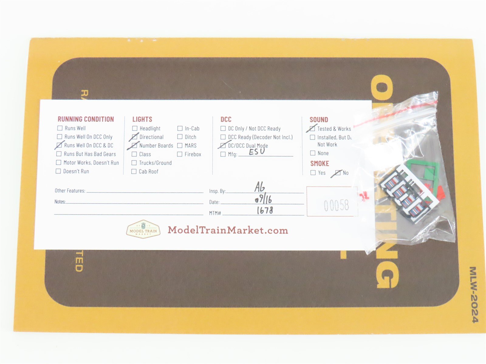 HO Scale Rapido 33540 P&W Providence & Worcester M420R Diesel 2001 w/DCC & Sound