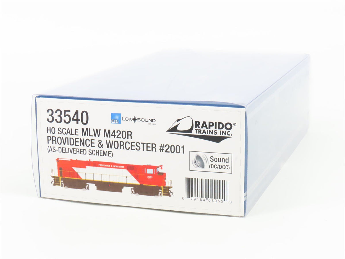HO Scale Rapido 33540 P&amp;W Providence &amp; Worcester M420R Diesel 2001 w/DCC &amp; Sound