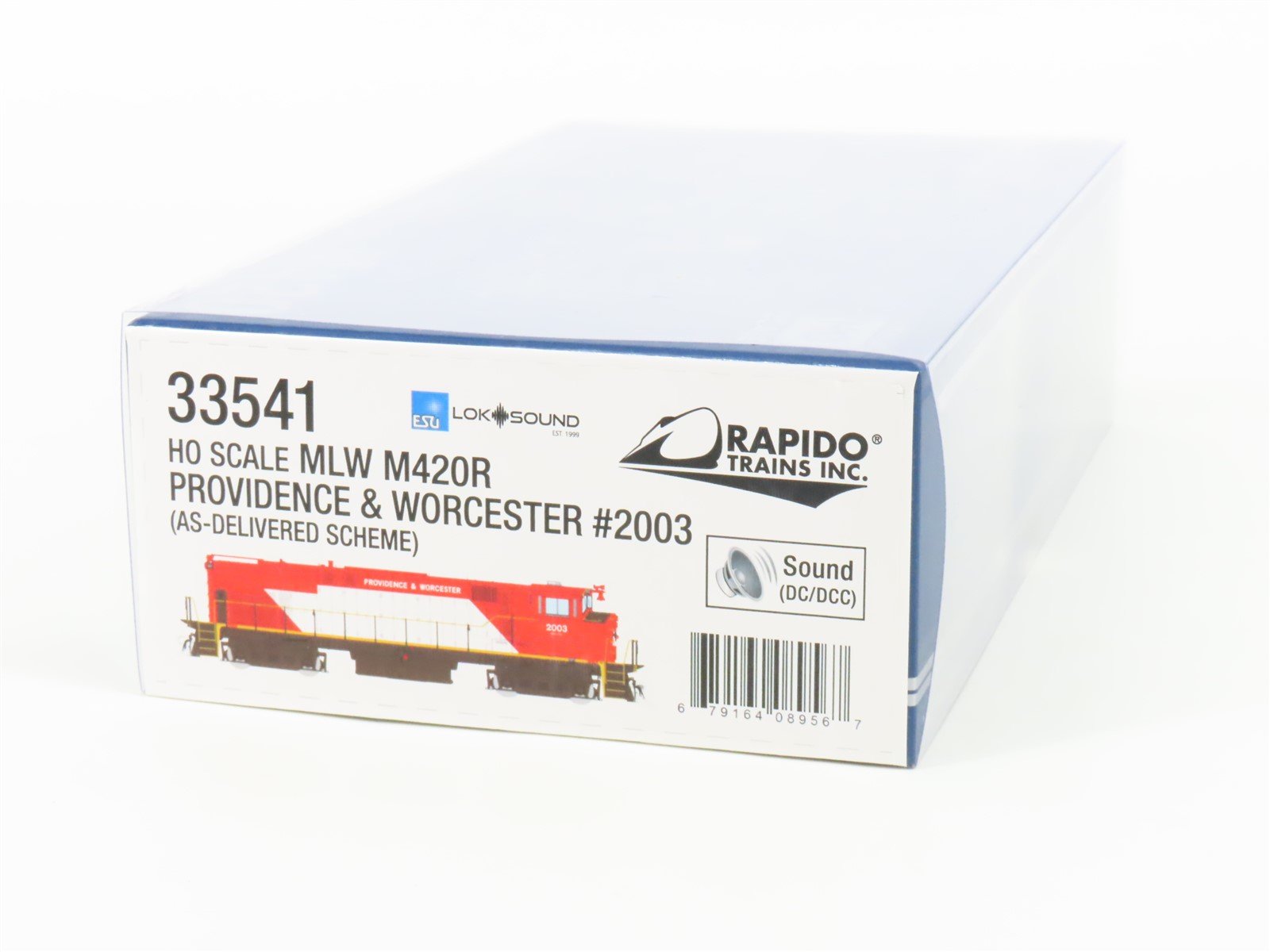 HO Scale Rapido 33541 P&W Providence & Worcester M420R Diesel 2003 w/DCC & Sound