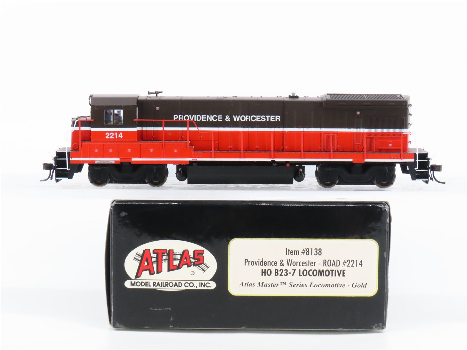 HO Scale Atlas 8138 P&W Providence & Worcester B23-7 Diesel #2214 w/DCC & Sound