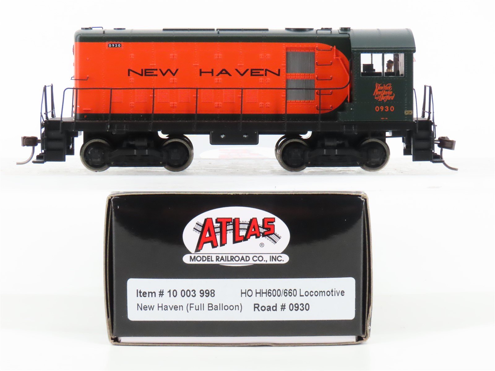 HO Scale Atlas 10003998 NH New Haven HH600/660 Diesel Loco #0930 w/ DCC & Sound