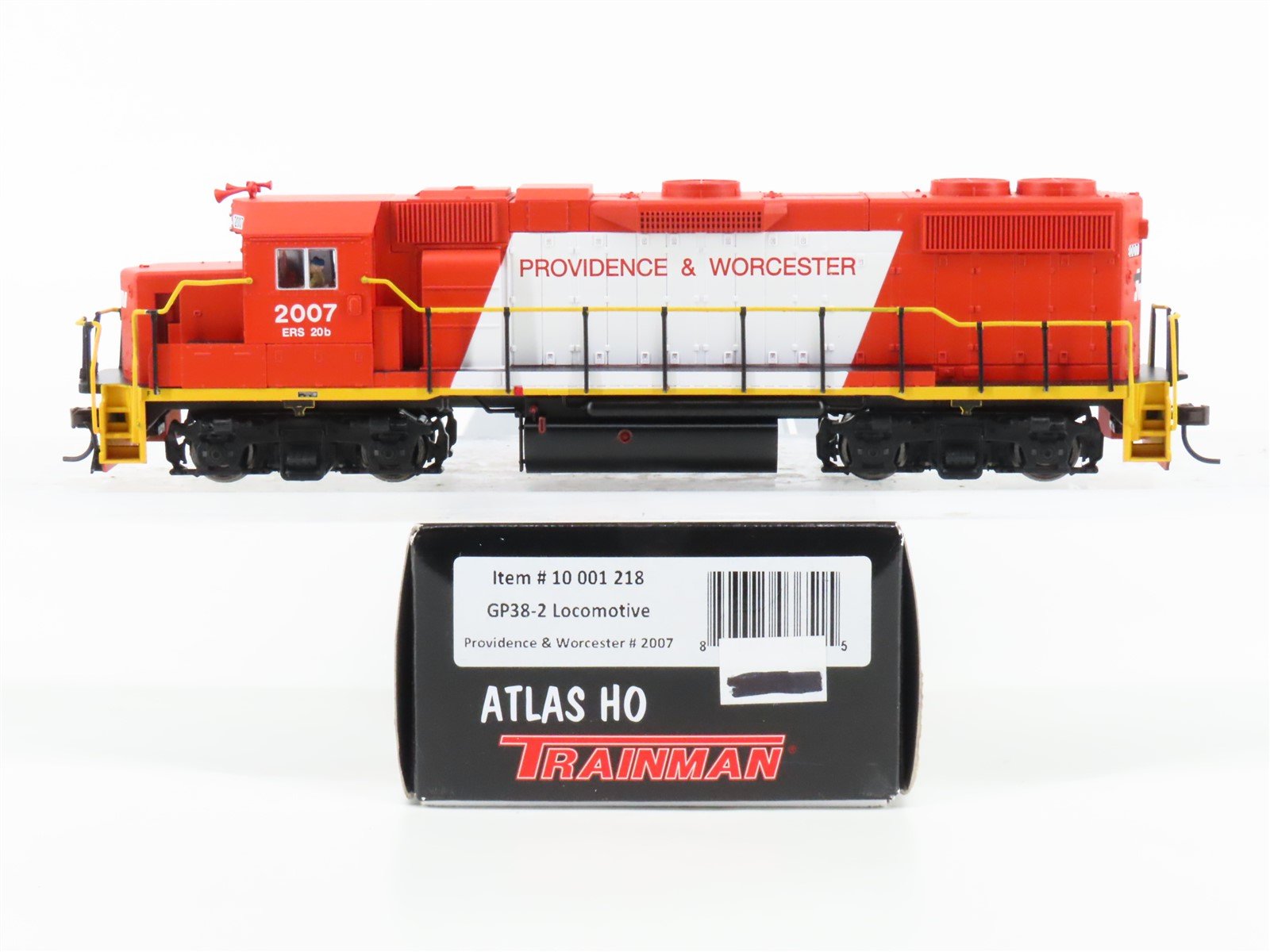 HO Scale Atlas 10001218 P&W Providence & Worcester GP38-2 Diesel Loco #2007