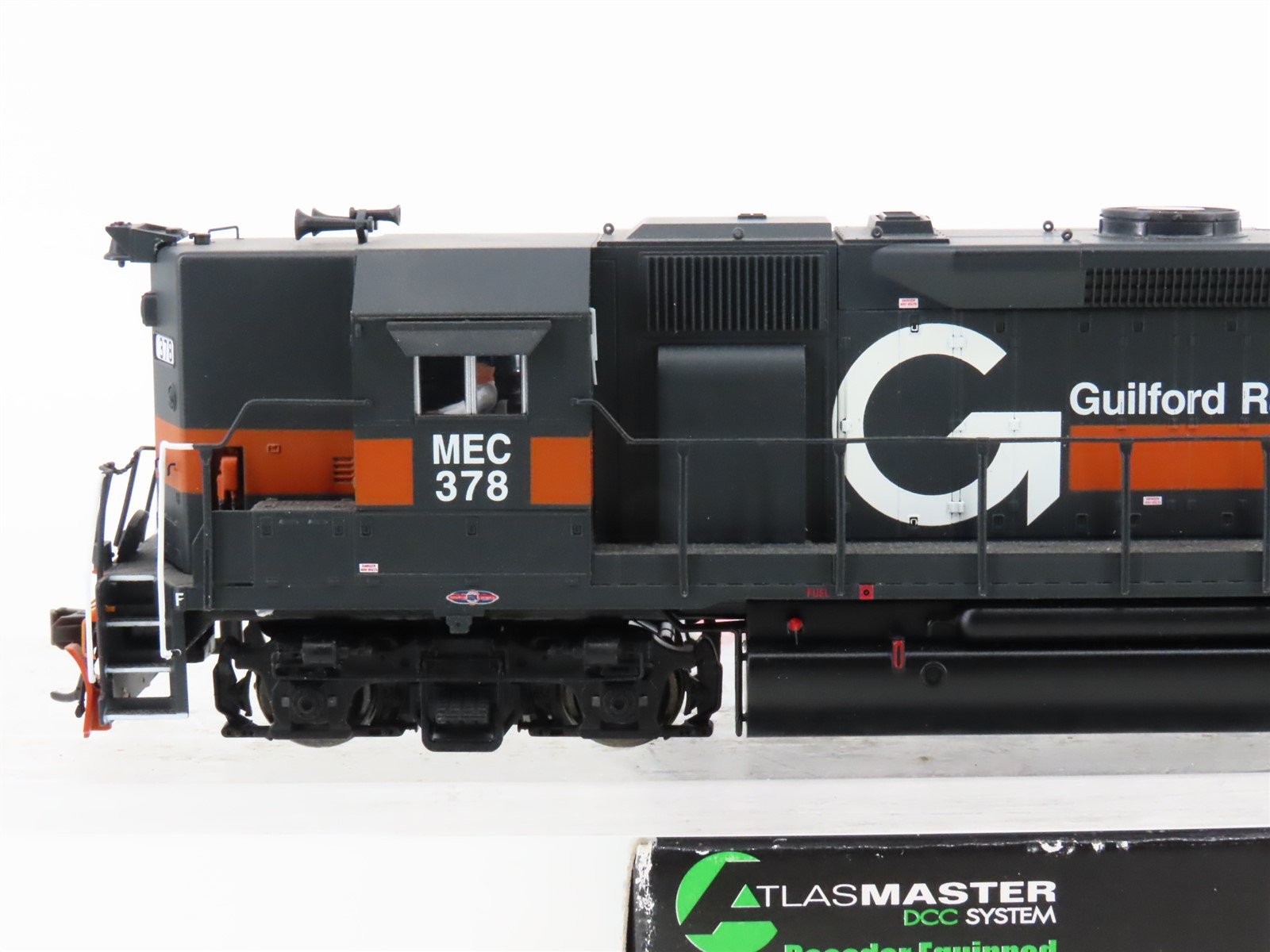 HO Scale Atlas Master 8942 MEC Guilford Rail GP40 High Hood Diesel #378 w/ DCC
