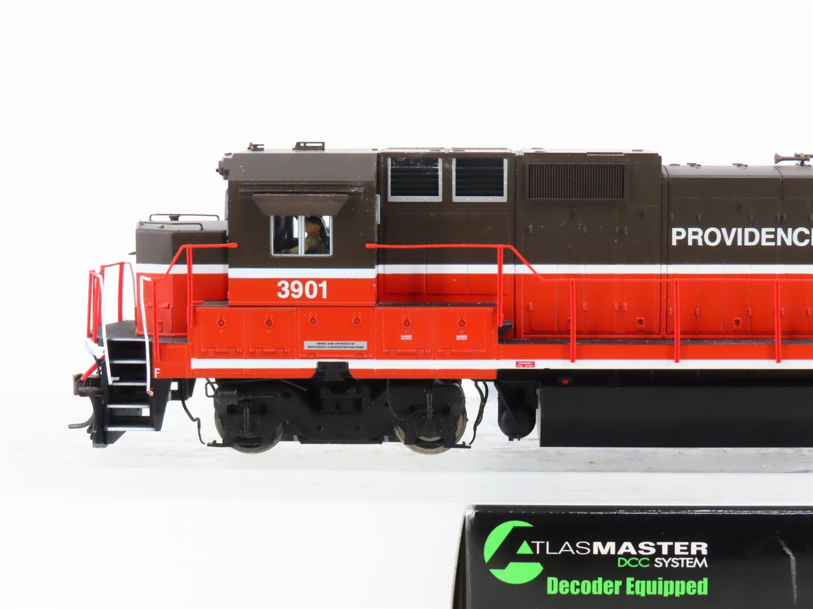 HO Scale Atlas Master 9040 P&W Providence Worcester Dash 8-40B Diesel 3901 w/DCC