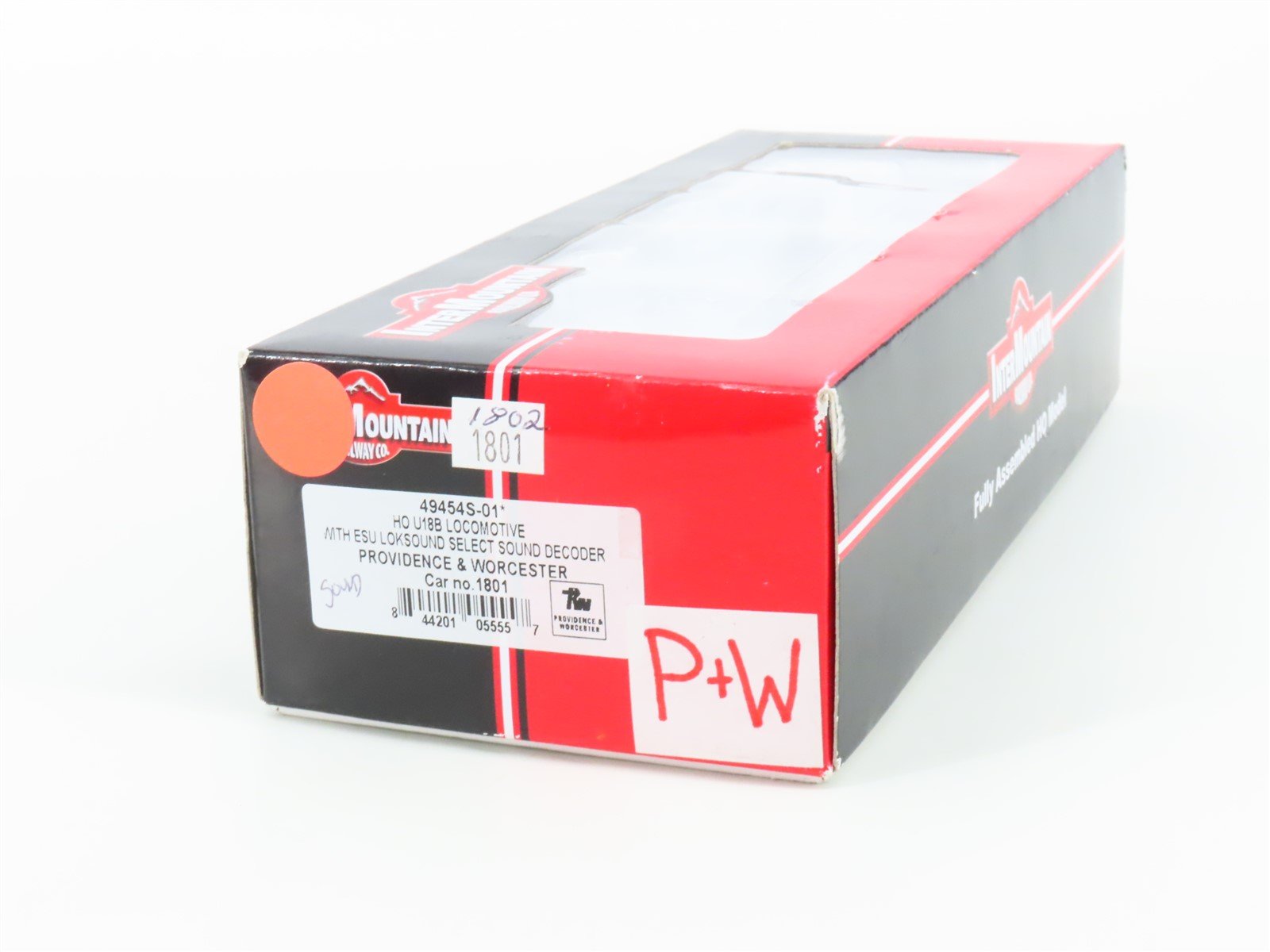 HO Intermountain 49454S-01 P&W Railway U18B Diesel Loco #1801 w/ DCC & Sound