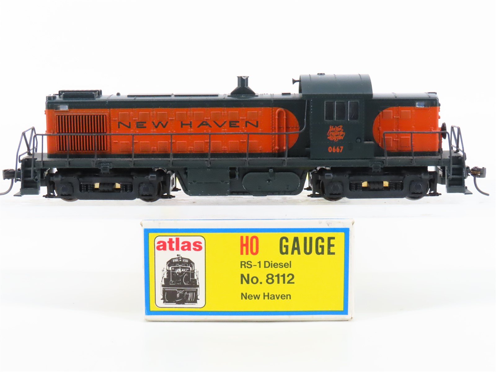 HO Scale Atlas 8112 NH New Haven RS-1 Diesel Locomotive #0667