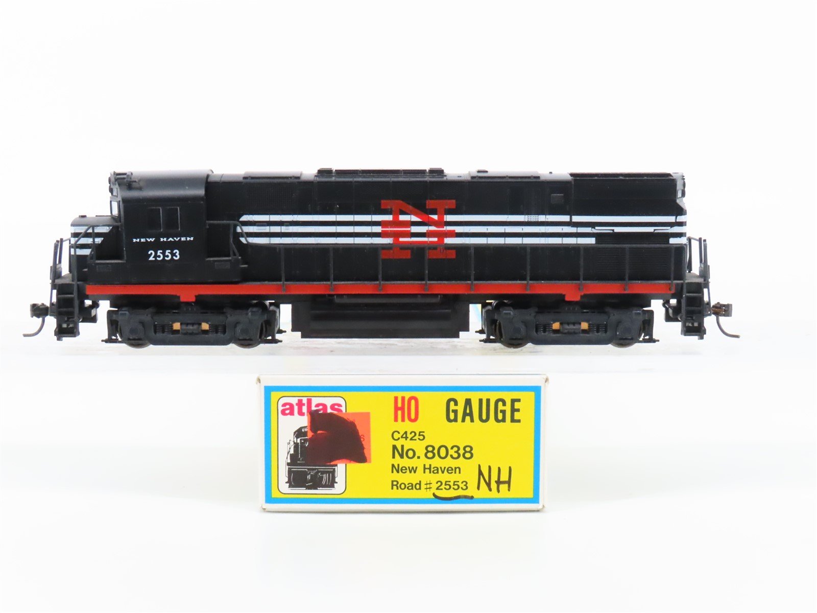HO Scale Atlas 8038 NH New Haven C425 Diesel Locomotive #2553 w/ DCC