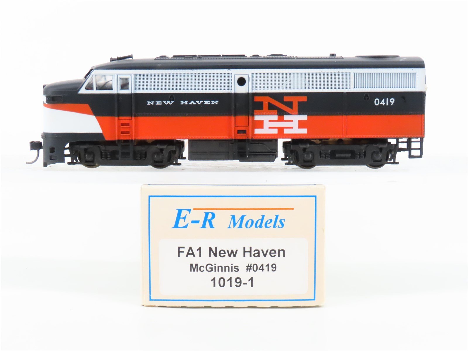 HO Scale E-R Models 1019-1 NH New Haven FA-1 Diesel Locomotive #0419 DCC ONLY