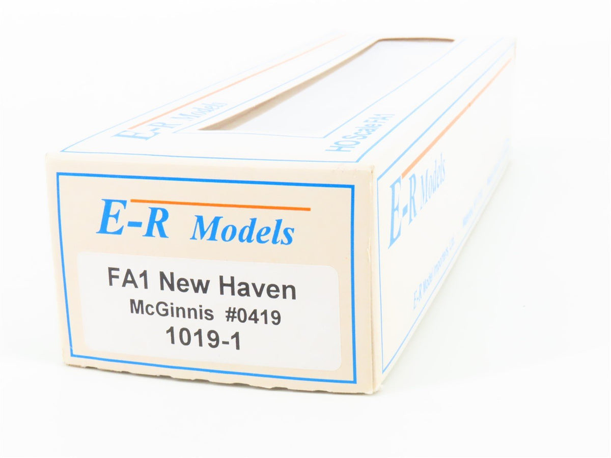 HO Scale E-R Models 1019-1 NH New Haven FA-1 Diesel Locomotive #0419 DCC ONLY