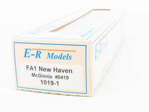 HO Scale E-R Models 1019-1 NH New Haven FA-1 Diesel Locomotive #0419 DCC ONLY