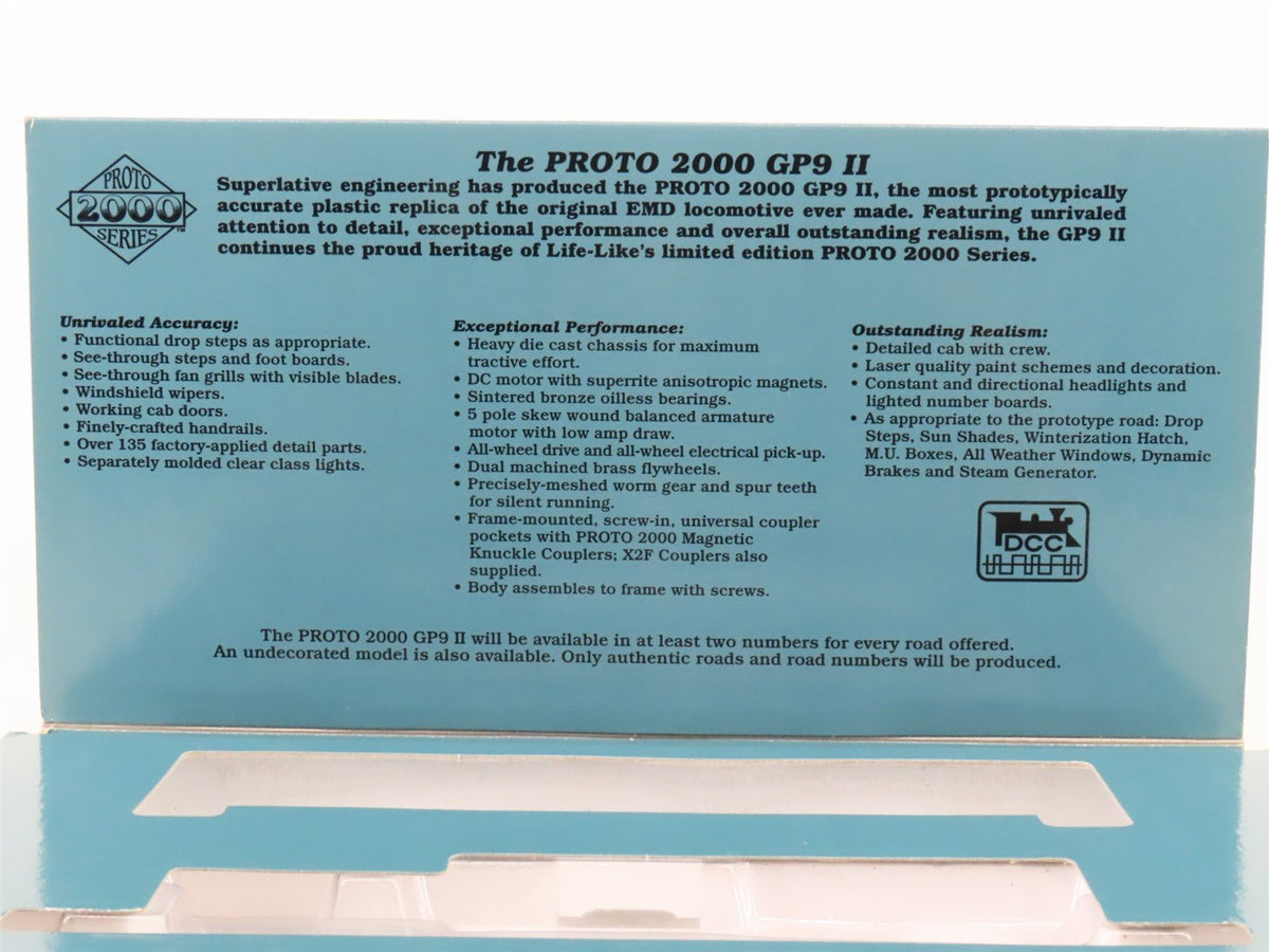 HO Scale Proto 2000 23612 NH New Haven GP9 Diesel Locomotive #1218 BAD GEARS