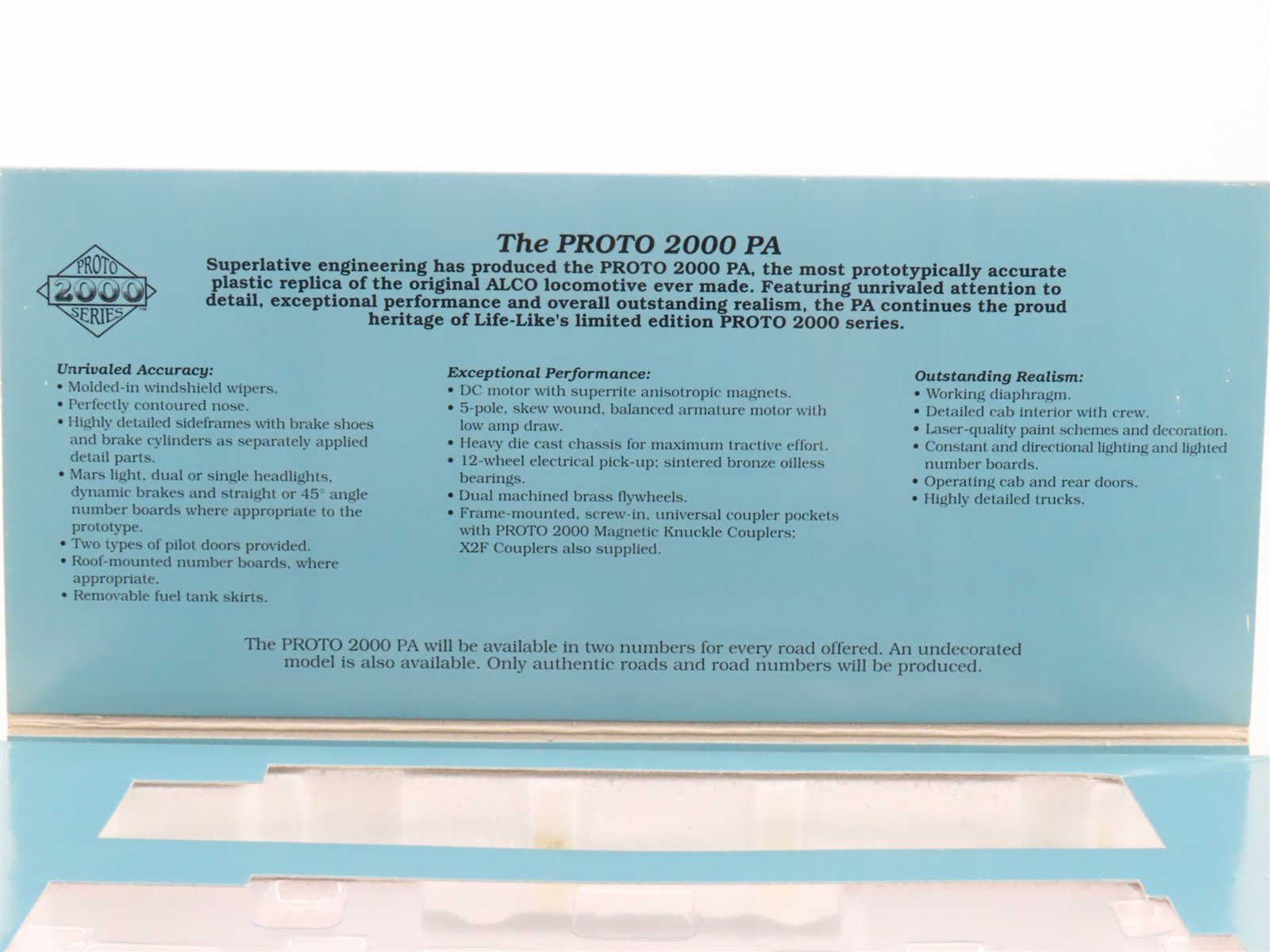 HO Scale Proto 2000 21615 NH New Haven PA-1 Diesel Locomotive #0762