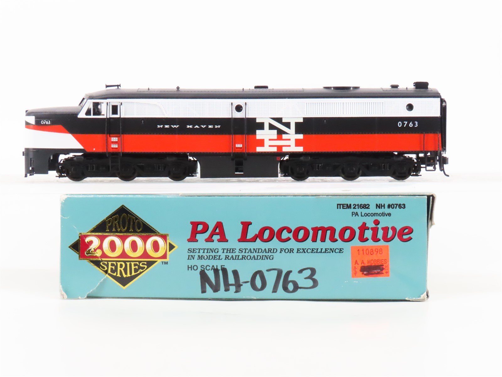 HO Scale Proto 2000 21682 NH New Haven PA-1 Diesel Locomotive #0763