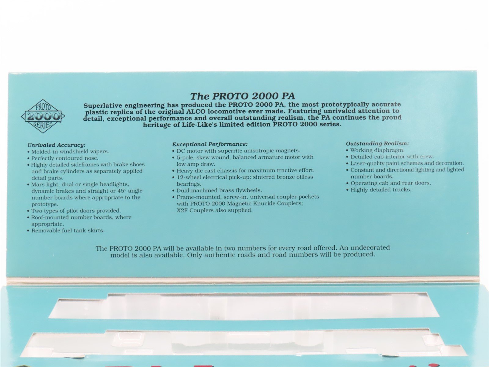 HO Scale Proto 2000 21682 NH New Haven PA-1 Diesel Locomotive #0763