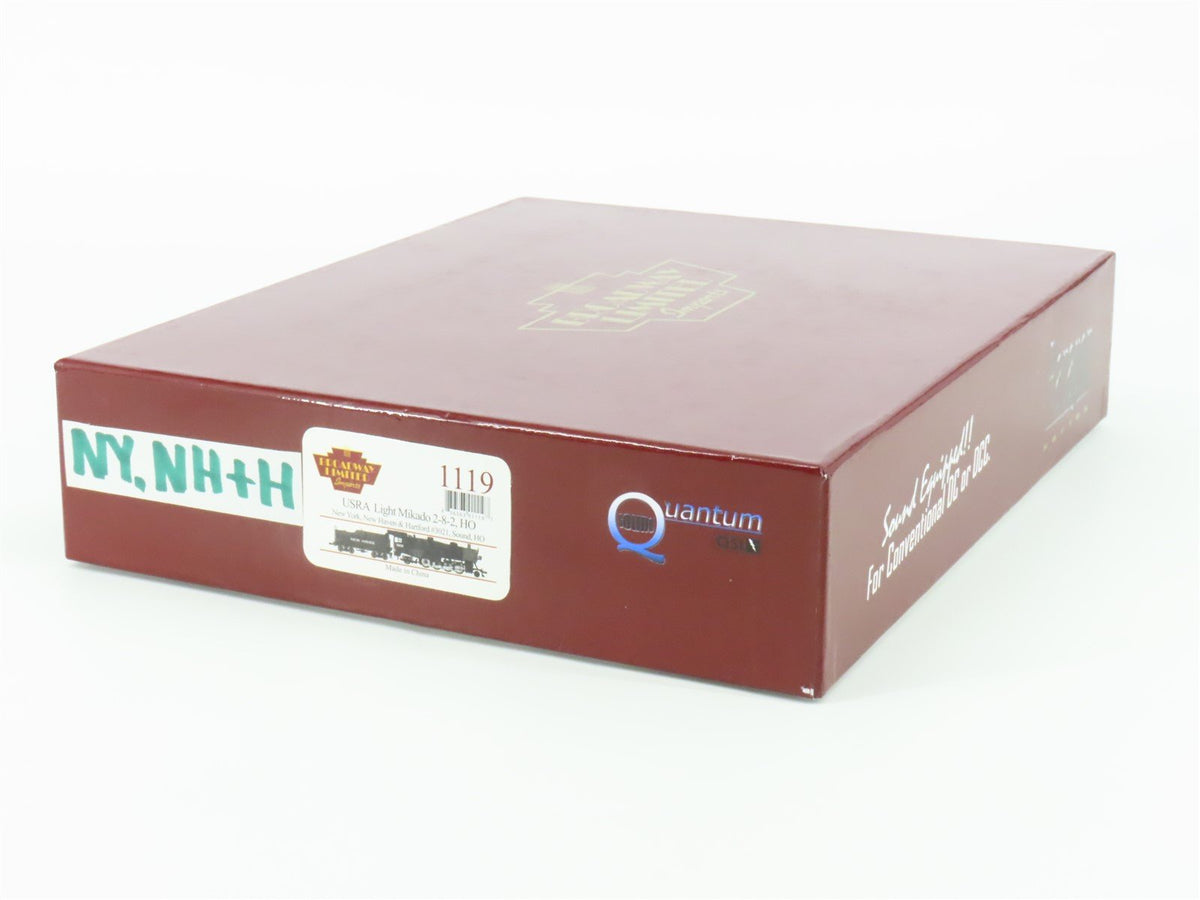 HO Scale Broadway Limited BLI 1119 NH New Haven 2-8-2 Steam #3021 wDCC &amp; Sound