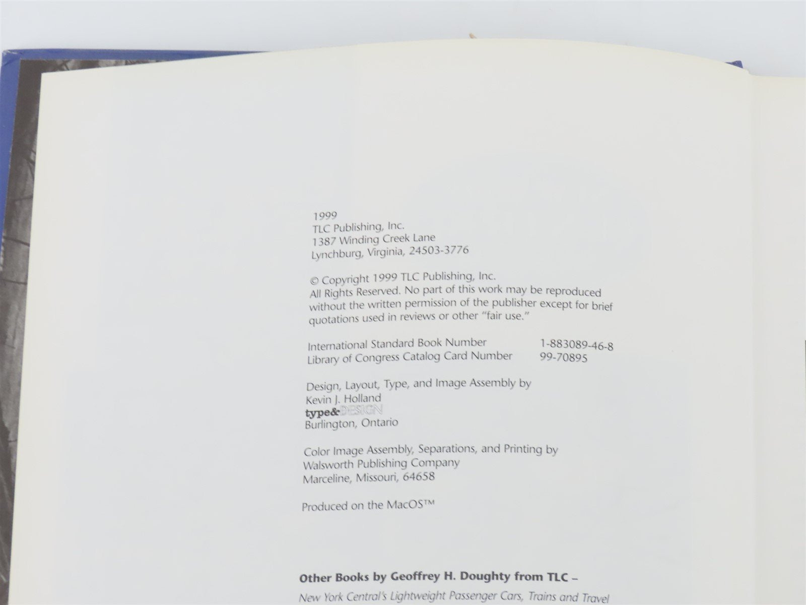 New York Central's Great Steel Fleet 1948-1967 by Geoffrey H Doughty ©1999 HC Bk