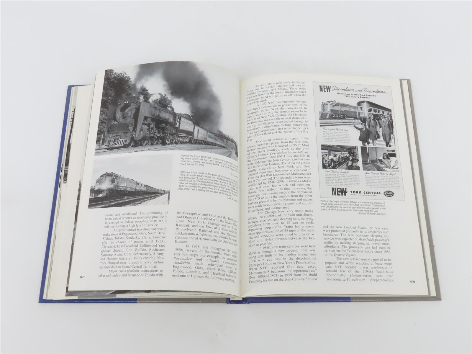 New York Central's Great Steel Fleet 1948-1967 by Geoffrey H Doughty ©1999 HC Bk