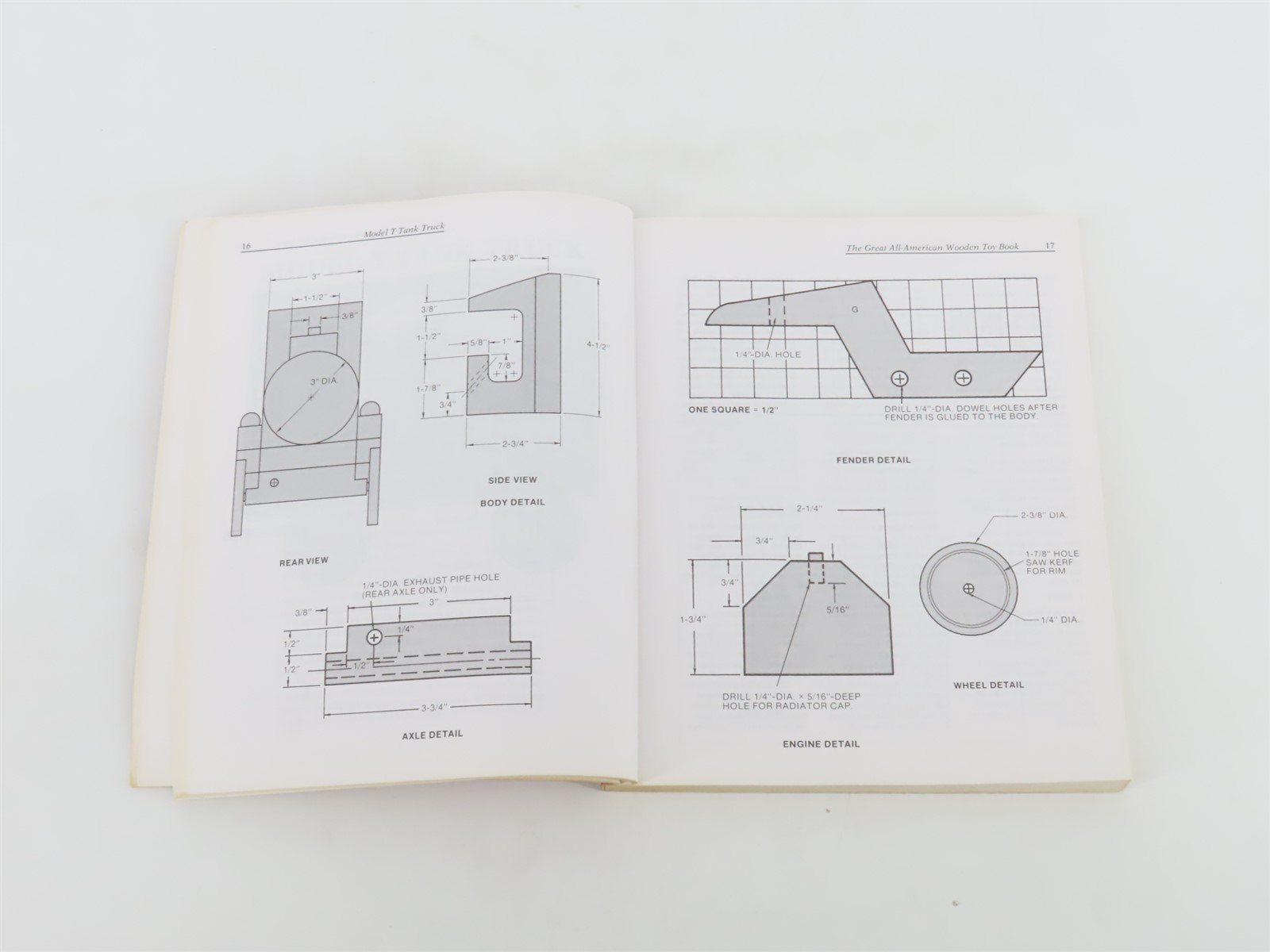The Great All-American Wooden Toy Book by Norm Marshall ©1986 SC