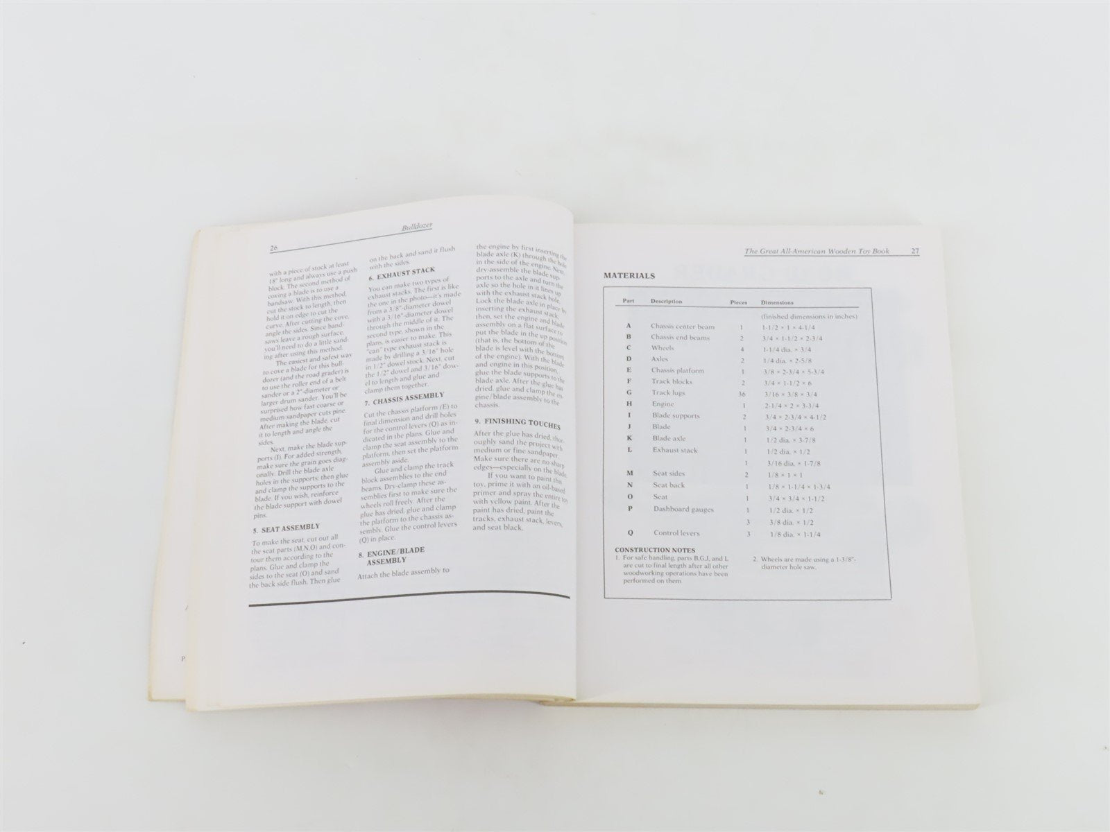 The Great All-American Wooden Toy Book by Norm Marshall ©1986 SC