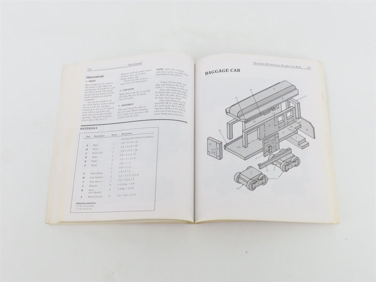 The Great All-American Wooden Toy Book by Norm Marshall ©1986 SC