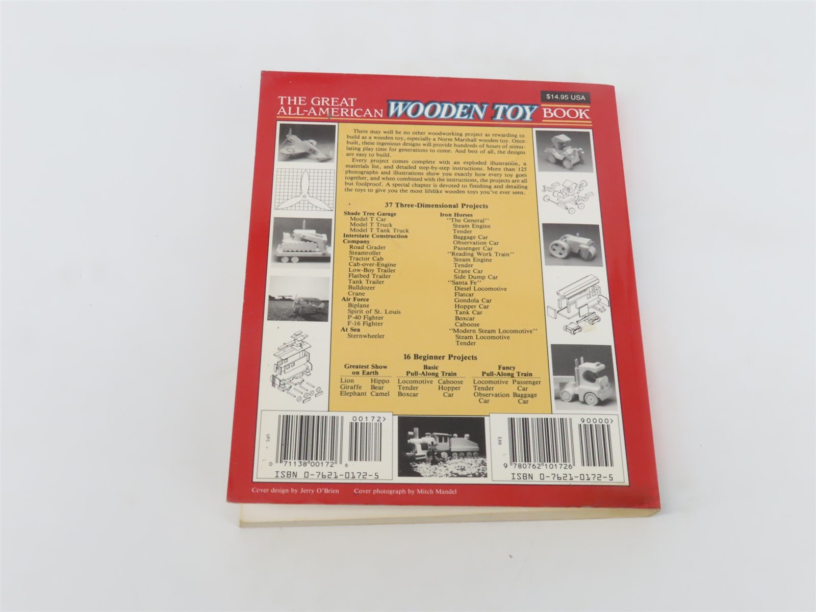 The Great All-American Wooden Toy Book by Norm Marshall ©1986 SC