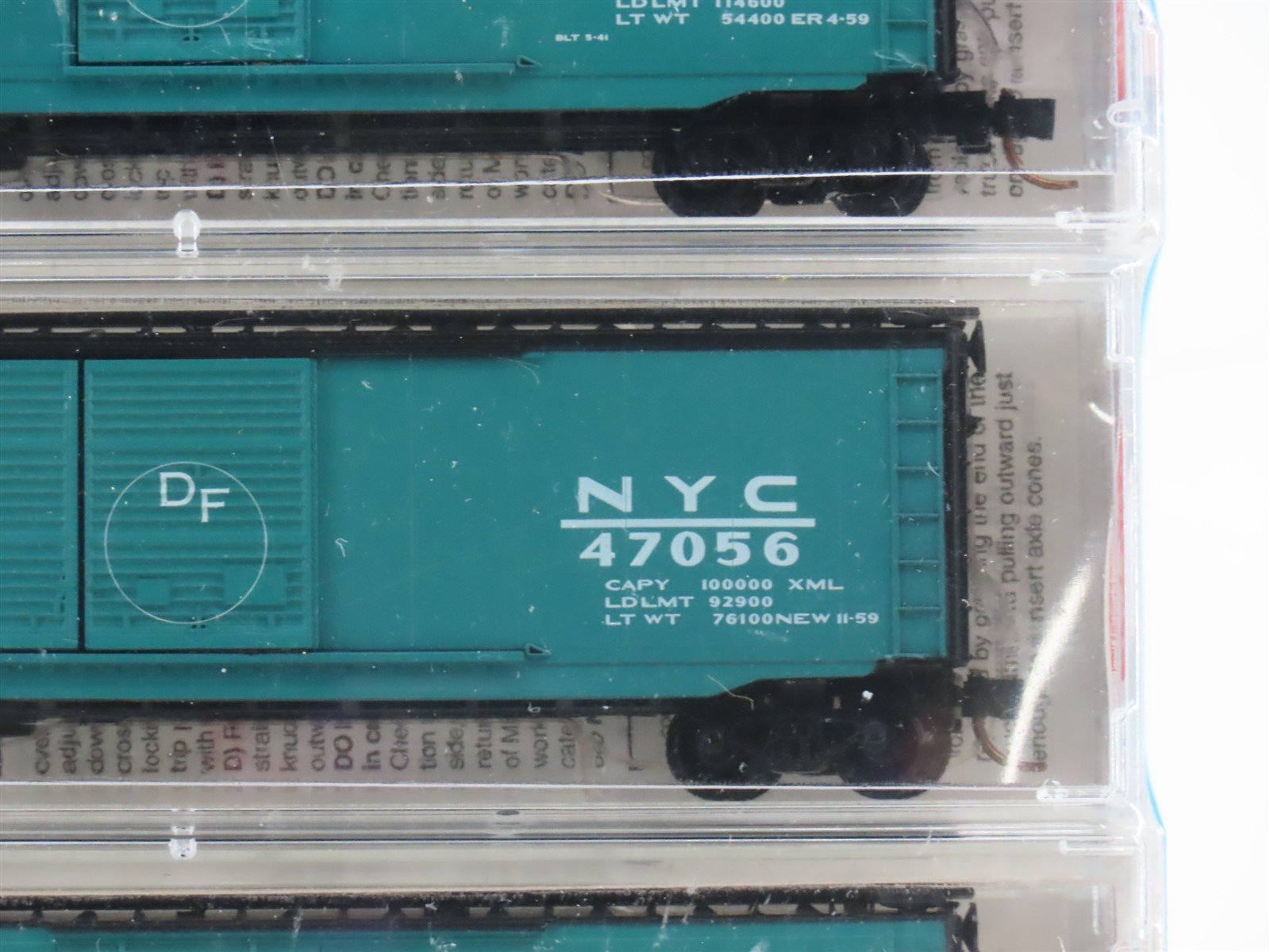 N Scale Micro-Trains MTL 31192 NYC New York Central Box Car 3-Pack Sealed