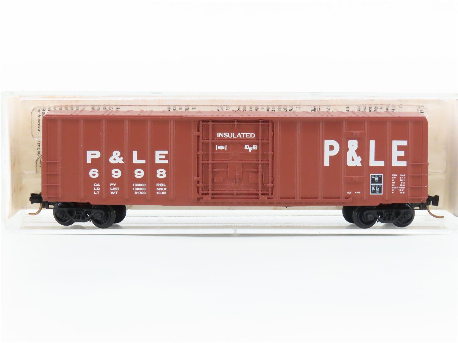 N Scale Kadee Micro-Trains MTL 27050 P&LE Pittsburgh & Lake Erie Box Car #6998