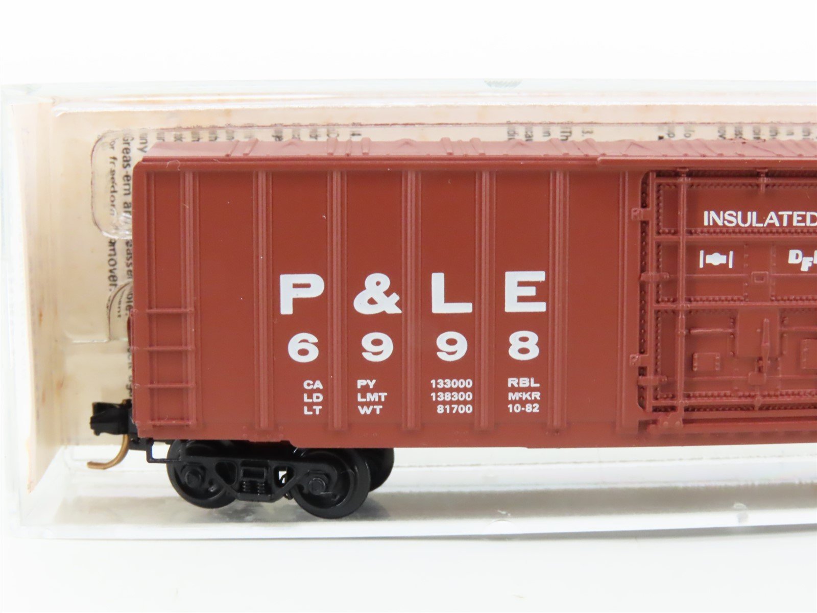 N Scale Kadee Micro-Trains MTL 27050 P&LE Pittsburgh & Lake Erie Box Car #6998