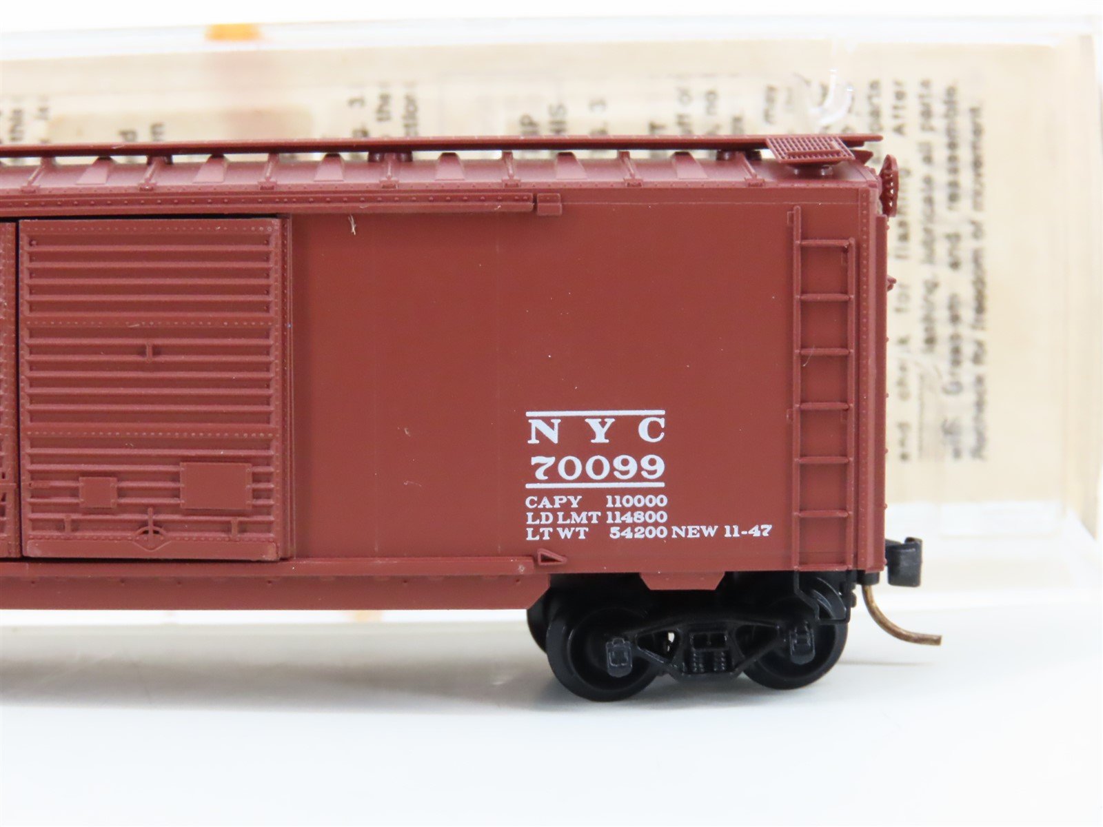 N Scale Kadee Micro-Trains MTL 23160 NYC New York Central 40' Box Car #70099