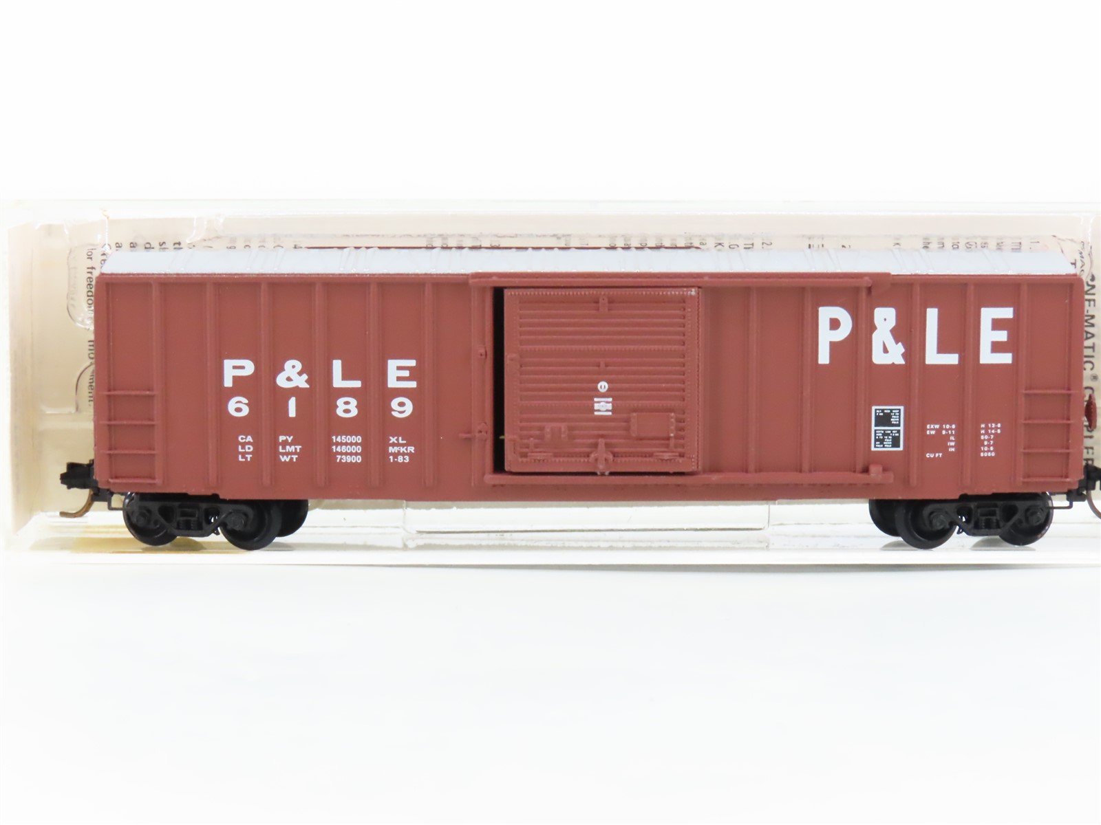 N Kadee Micro-Trains MTL 25290 P&LE Pittsburgh & Lake Erie 50' Box Car #6189
