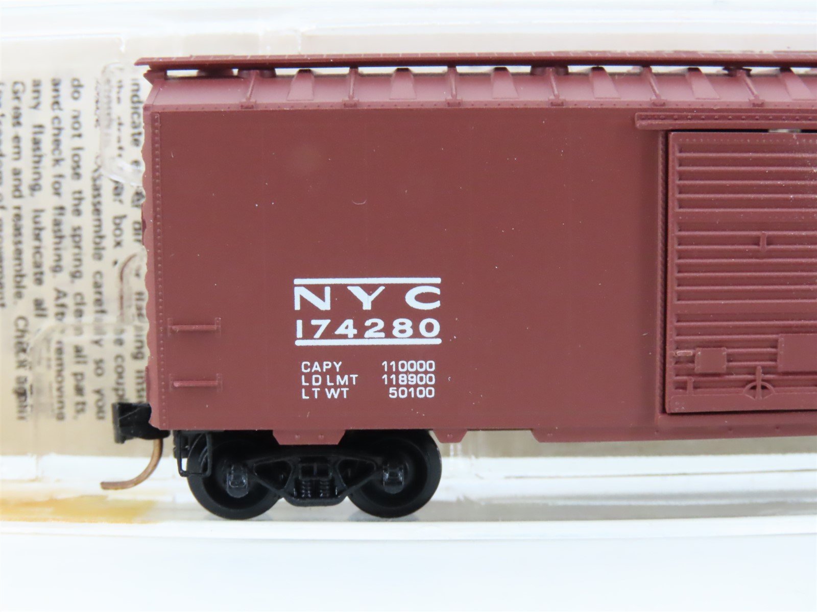 N Scale Kadee Micro-Trains MTL 20380 NYC Early Bird 40' Box Car #174280
