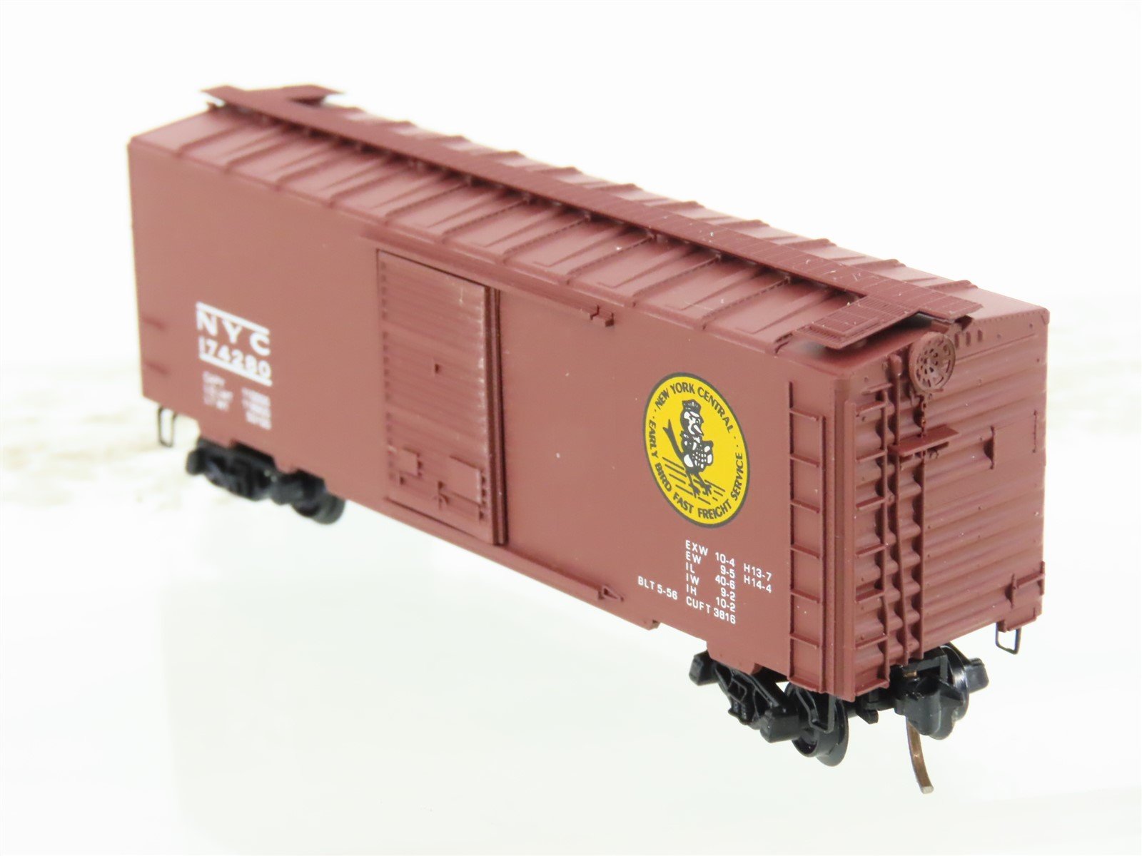 N Scale Kadee Micro-Trains MTL 20380 NYC Early Bird 40' Box Car #174280