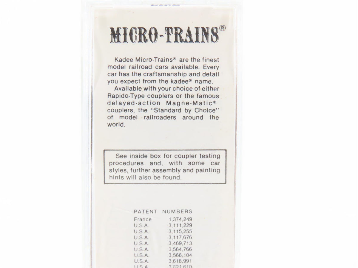N Scale Kadee Micro-Trains MTL 20380 NYC Early Bird 40&#39; Box Car #174280